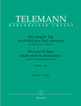 Telemann: Der jüngste Tag wird bald sein Ziel erreichen, TWV 1:301