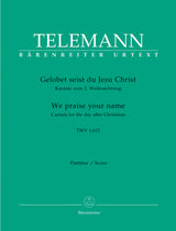 Telemann: Gelobet seist du Jesu Christ, TWV 1:612