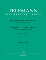 Telemann: Nun komm der Heiden Heiland, TWV 1:1174