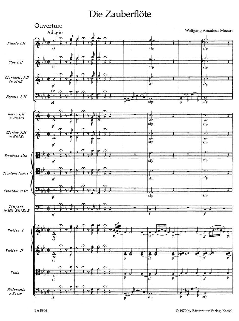 Mozart: Overture to The Magic Flute, K. 620