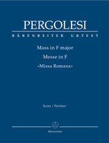 Pergolesi: Mass in F Major ("Missa Romana")