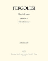 Pergolesi: Mass in F Major ("Missa Romana")