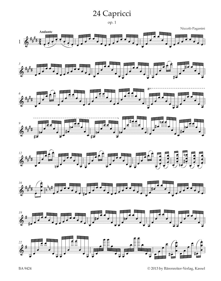 Paganini: 24 Caprices, Op. 1