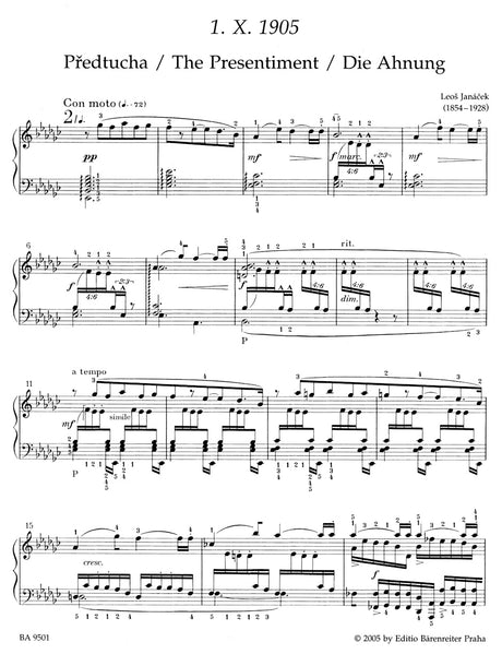 Janáček: 1. X. 1905
