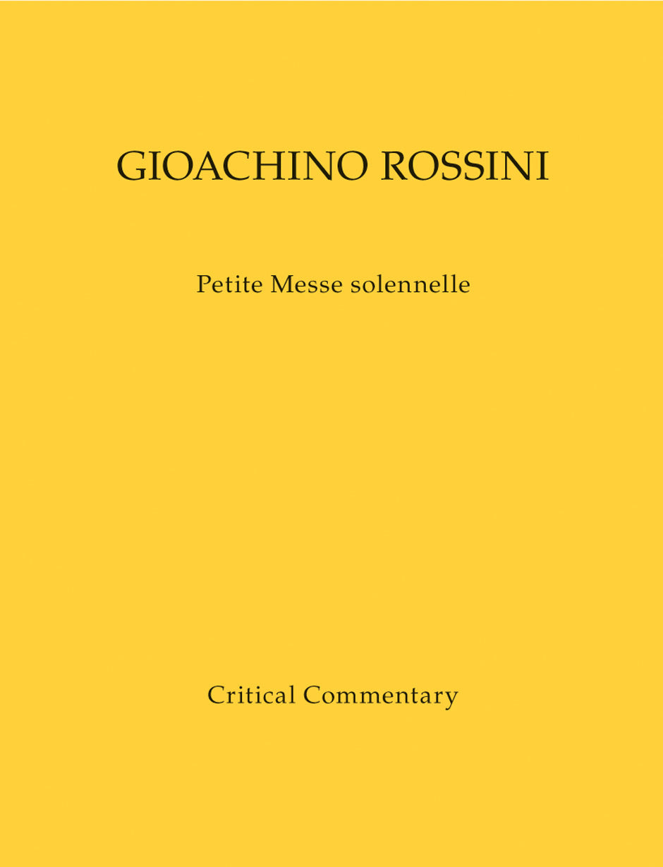Rossini: Petite Messe solennelle