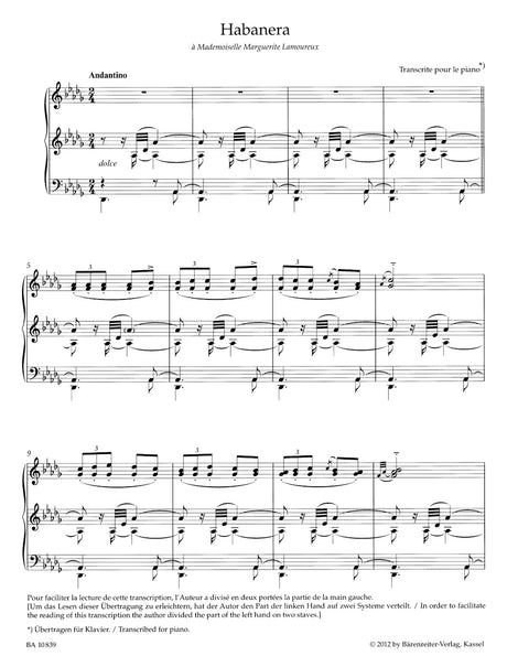 Chabrier: Habanera
