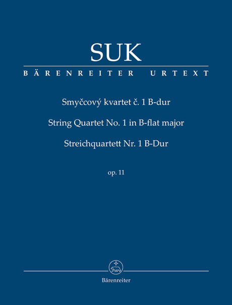 Suk: String Quartet No. 1 in B-flat Major, Op. 11