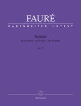 Fauré: Ballade, Op. 19