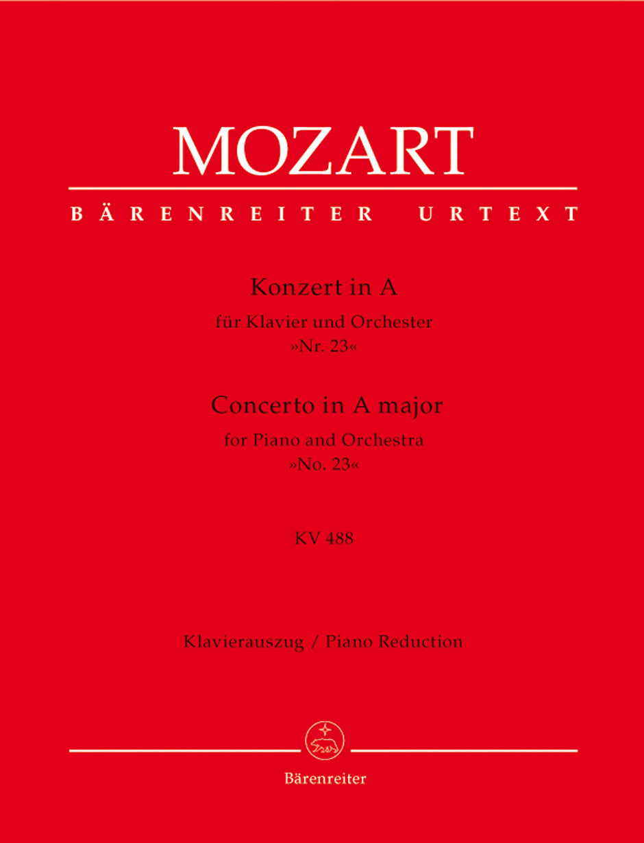 Mozart: Piano Concerto No. 23 in A Major, K. 488