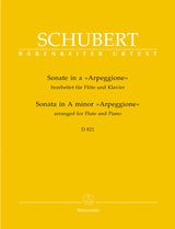 Schubert: Arpeggione Sonata, D 821 (arr. for flute)