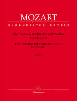 Mozart: "Wunderkind" Sonatas - Volume 1, K. 6-9