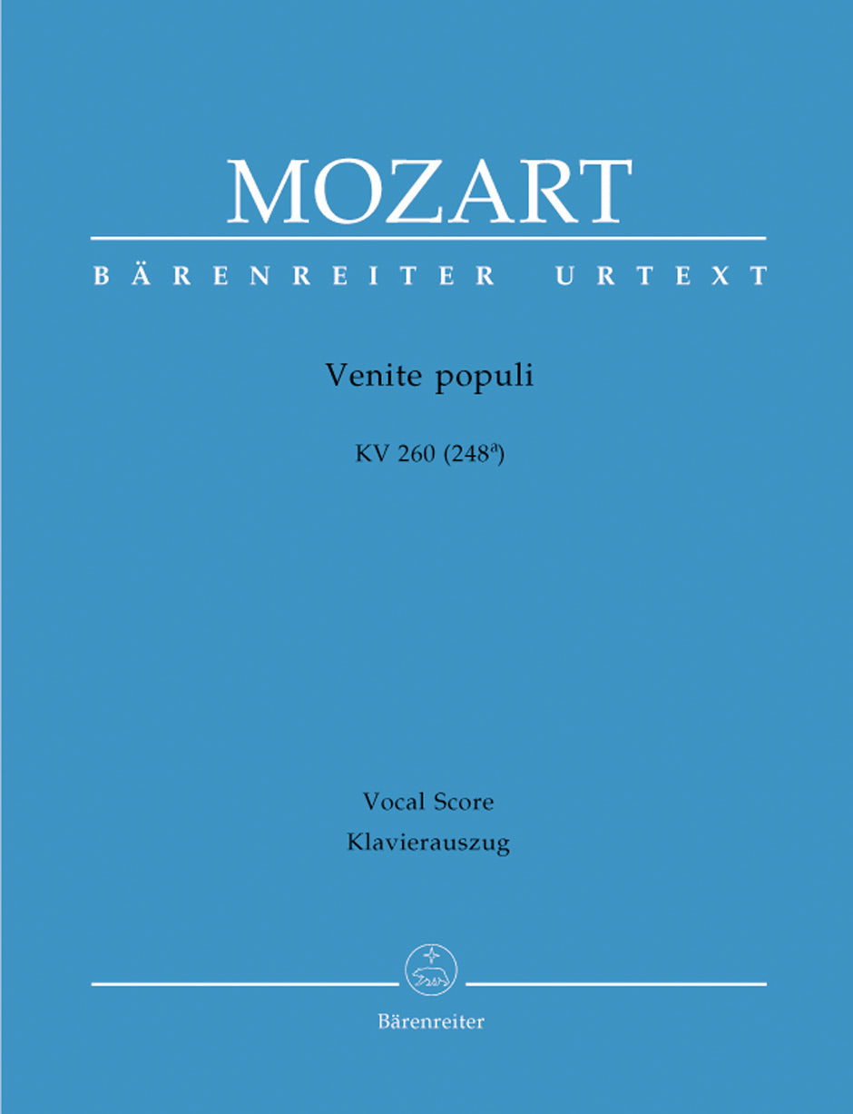 Mozart: Venite populi, K. 260 (248a)