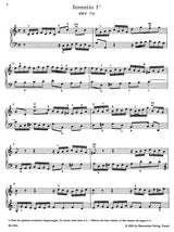 Bach: Inventions and Sinfonias, BWV 772-801