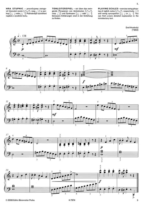 Hradecký: Jazz Etudes