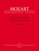 Mozart: 12 Variations on "Ah, vous dirai-je Maman", K. 265 (300e)