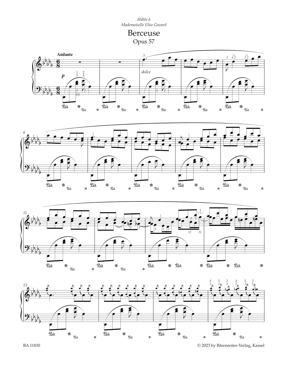 Chopin: Berceuse in D-flat Major, Op. 57