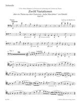 Beethoven: Variations for Cello and Piano